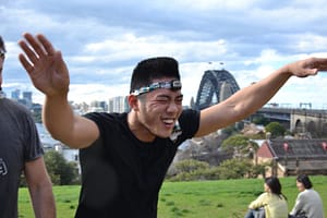 The Rocks Amazing Race Sydney winners are grinners. For excellence in team events from The Rocks pubs, Observatory Hill starting location. Competing and completing team building activities and challenges for pure fun and enjoyment with plenty of staff smiles. With Sydney Harbour Bridge as an amazing background image of joy and team fun.