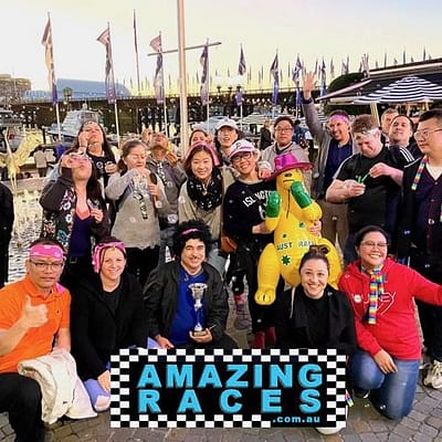 Darling Harbour amazing races fun team building results