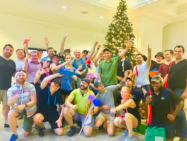 Amazing Race Staff Christmas Events and Celebration activities by The Christmas Tree