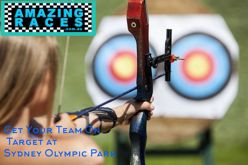 Amazing Race Activities in Sydney Olympic Park to Get Your staff Conference and Corporate Groups on Target with archery and other ball games in Cathy Freeman Park to The Brick Pit and Millenial Markers
