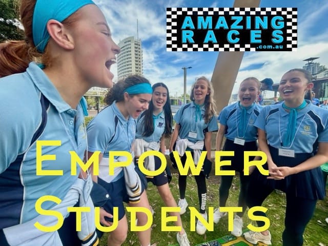 sydney olympic park empower students with excellence in team building activities fun and exciting for all groups and female all girl students giving their 100% best